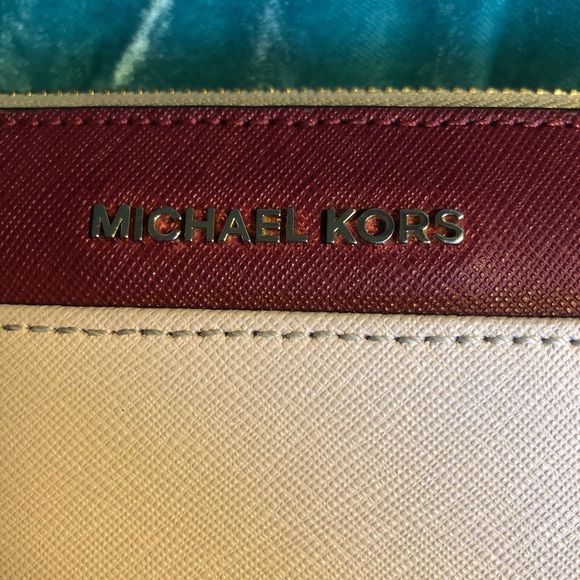 Michael Kors Pink and Burgundy Wallet - Picture 2 of 4
